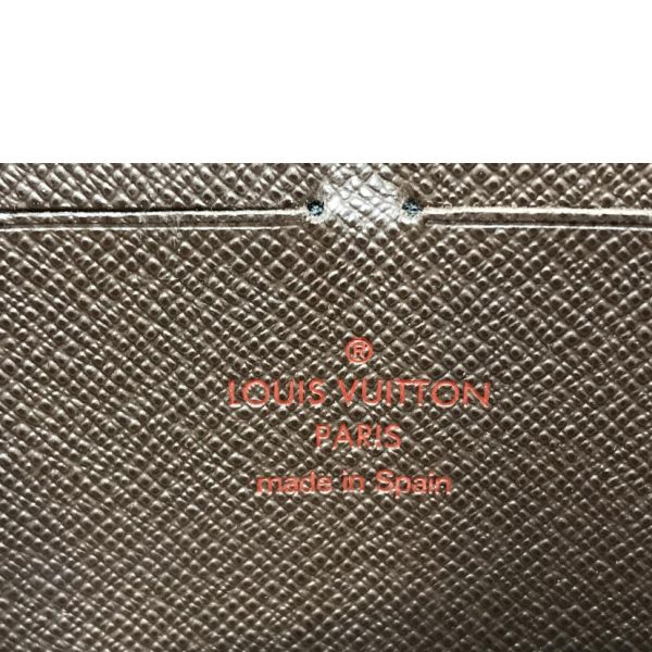 01940 5 LOUIS VUITTON Zippy Wallet Damier Brown