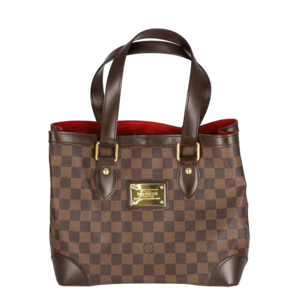 02122 1 Louis Vuitton Hampstead PM Tote Bag Damier Ebene Brown