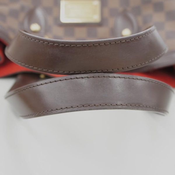 02122 7 Louis Vuitton Hampstead PM Tote Bag Damier Ebene Brown