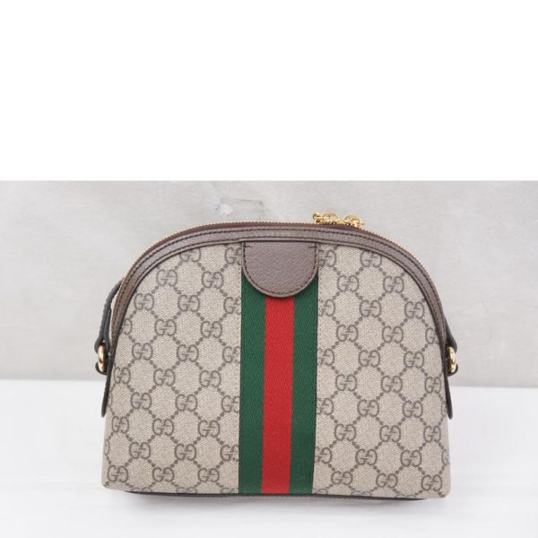 02152 2 Gucci Offdia GG Supreme Shoulder Bag Beige