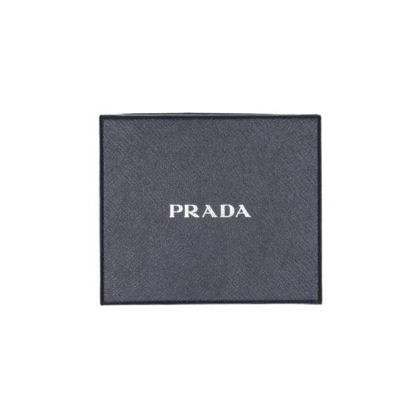 02184 6 Prada Bi Fold Wallet Bag Black