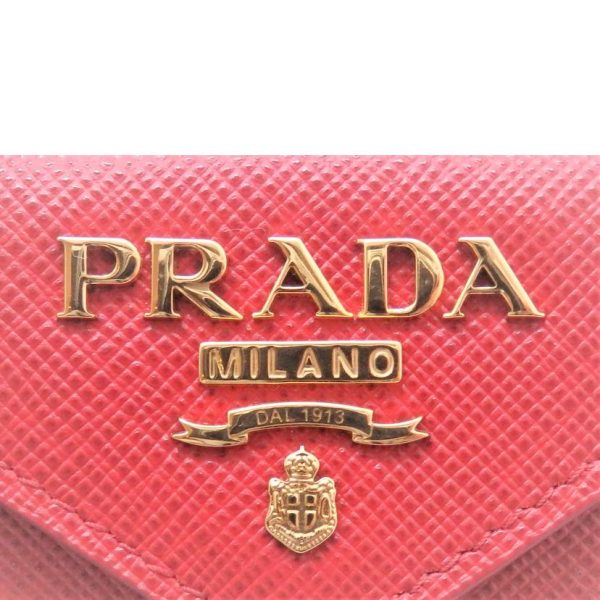 02198 3 PRADA Prada Vitello Move Compact Wallet Black