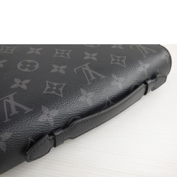 02211 4 Louis Vuitton Zippy XL Monogram Eclipse Wallet Black