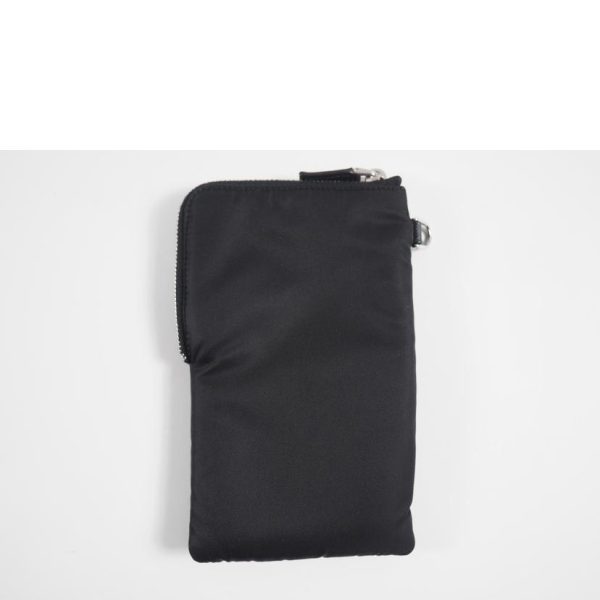 02330 3 PRADA Prada Neck Pouch Bag Black