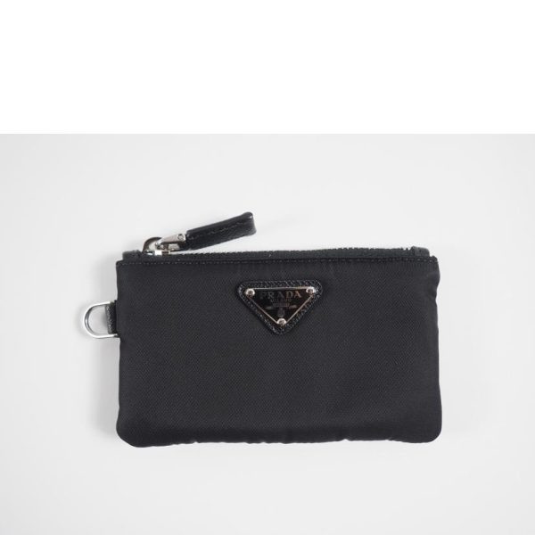 02330 5 PRADA Prada Neck Pouch Bag Black