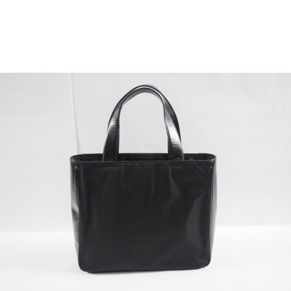 02354 2 PRADA Prada Hand Bag Nylon x Leather Black