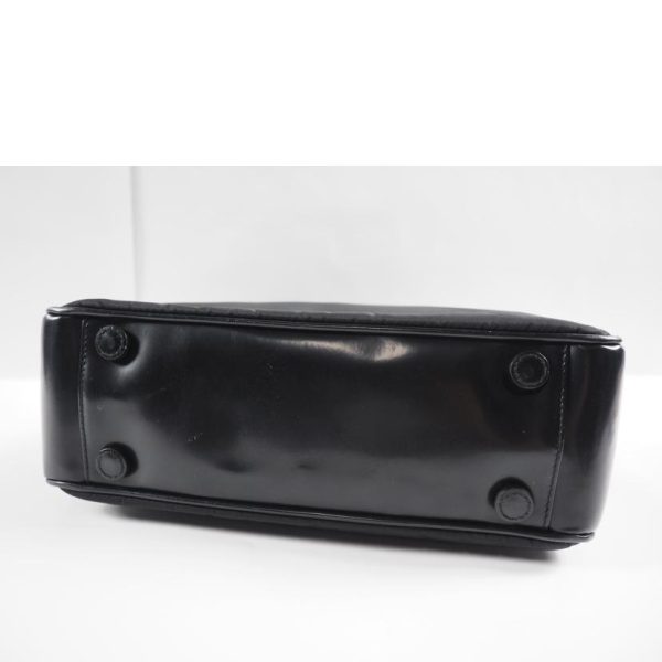 02354 4 PRADA Prada Hand Bag Nylon x Leather Black