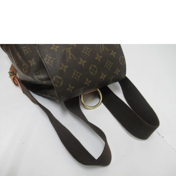 02404 5 Louis Vuitton Monsouris GM Monogram Backpack Brown