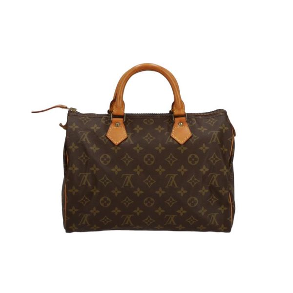 02428 2 Louis Vuitton Old Speedy Monogram Handbag Brown