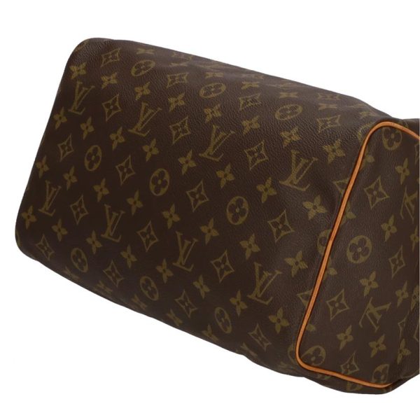 02428 3 Louis Vuitton Old Speedy Monogram Handbag Brown