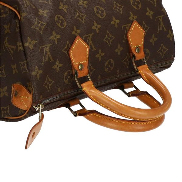 02428 4 Louis Vuitton Old Speedy Monogram Handbag Brown