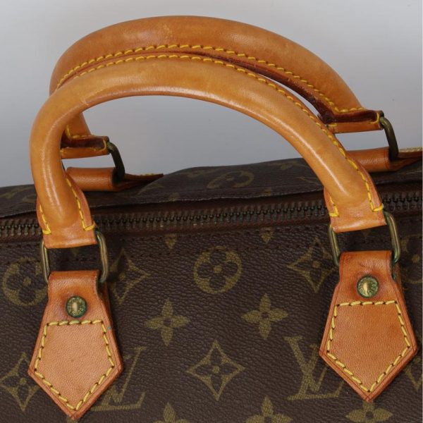 02428 7 Louis Vuitton Old Speedy Monogram Handbag Brown