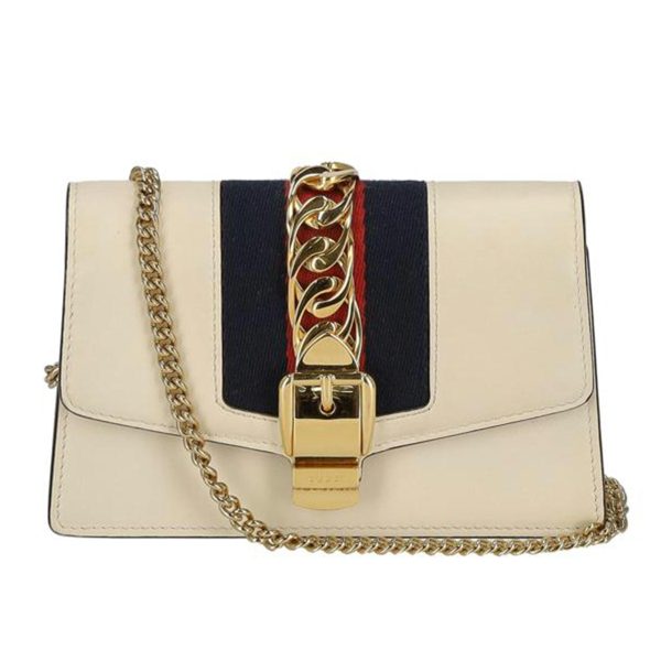 02468 1 Gucci Sylvie Shoulder Bag Creme