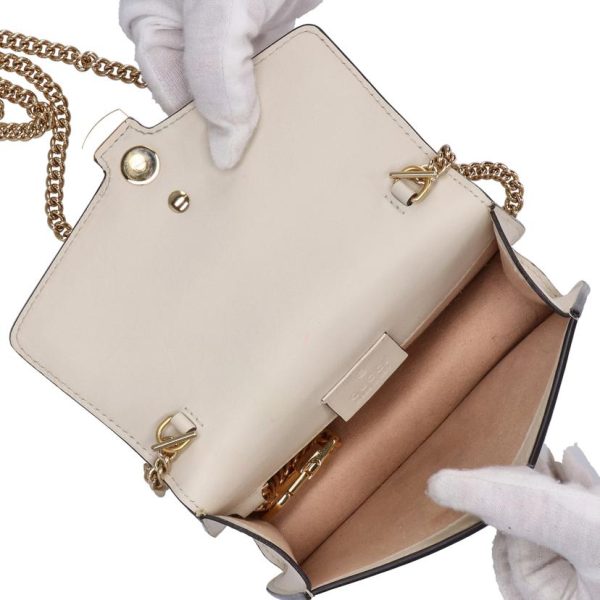 02468 5 Gucci Sylvie Shoulder Bag Creme