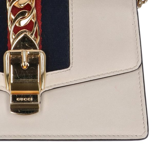 02468 7 Gucci Sylvie Shoulder Bag Creme