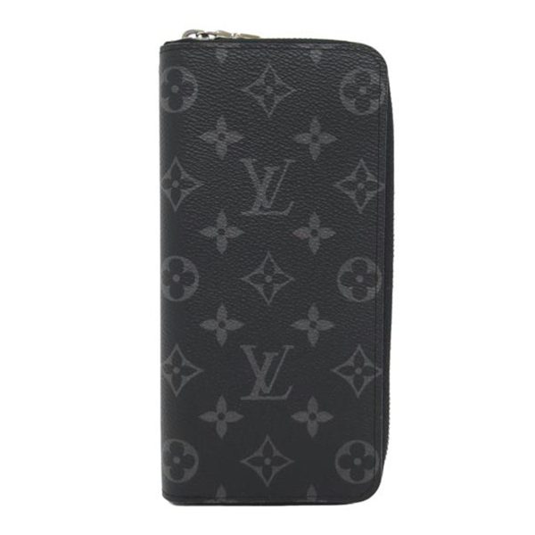 02551 1 Louis Vuitton Zippy Wallet Vertical Monogram Eclipse