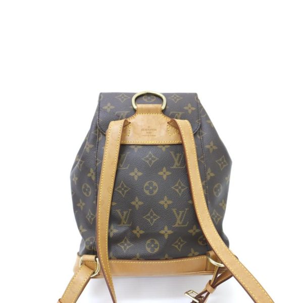 02572 2 Louis Vuitton Monsouris MM Monogram Backpack Brown