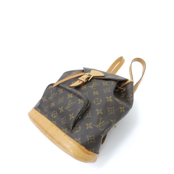 02572 3 Louis Vuitton Monsouris MM Monogram Backpack Brown