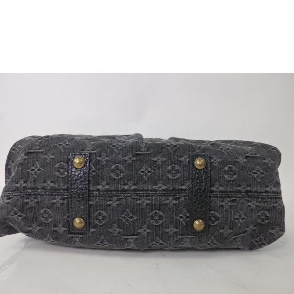 02589 4 Louis Vuitton Neocavi GM Monogram Denim Bag Noir