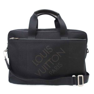 02599 1 Christian Dior CD Leather Mini Shoulder Bag Black