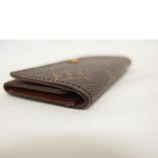 02643 6 Louis Vuitton Multicle 4 Monogram Key Holder Brown