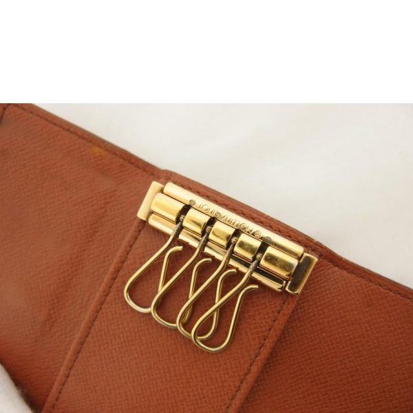 02643 8 Louis Vuitton Multicle Monogram Key Holder Brown