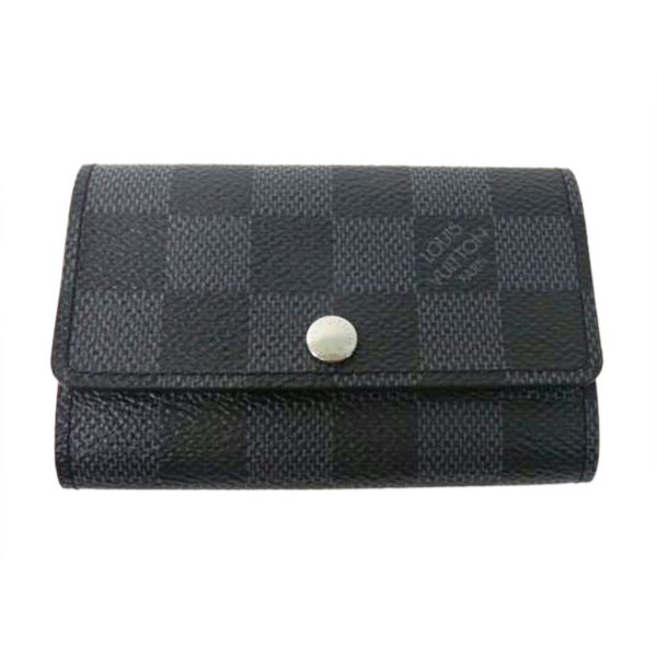 02679 1 Louis Vuitton Multicle 6 Key Holder Graphite