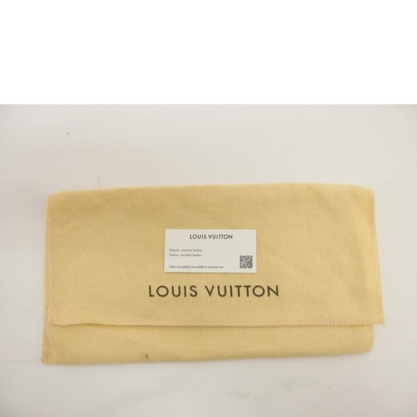 02728 6 Louis Vuitton Vertical Wallet Taurillon Wallet Blue