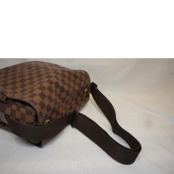 02742 4 Louis Vuitton Naviglio Damier Shoulder Bag Brown