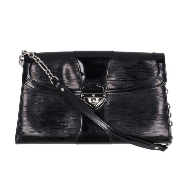 02756 1 Louis Vuitton Jena Epi Clutch Bag Black