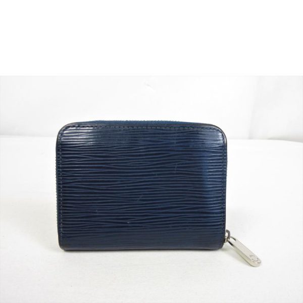 02802 2 Louis Vuitton Zippy Coin Purse Epi Saphir Blue