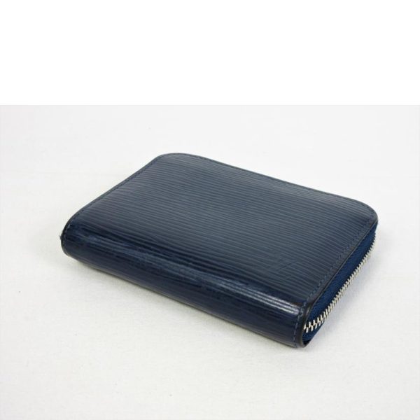 02802 3 Louis Vuitton Zippy Coin Purse Epi Saphir Blue