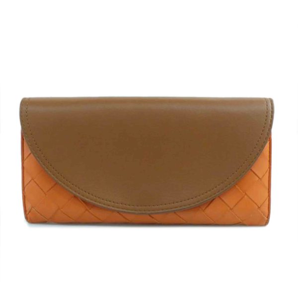 02860 1 Bottega Veneta Intrecciato Bi Fold Long Wallet