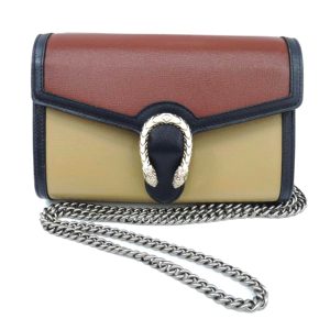 02898 1 Salvatore Ferragamo Embossed Leather Shoulder Bag Navy