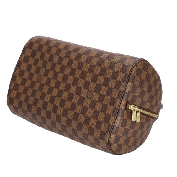 03039 2 Louis Vuitton Ribera Damier Handbag Ebene Brown