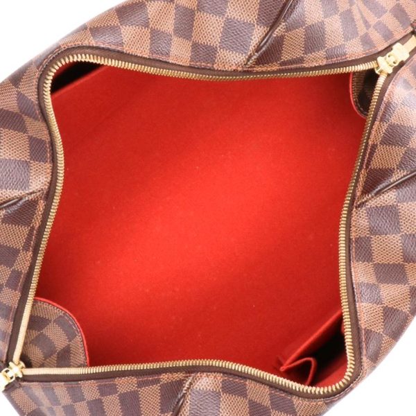 03039 4 Louis Vuitton Ribera Damier Handbag Ebene Brown