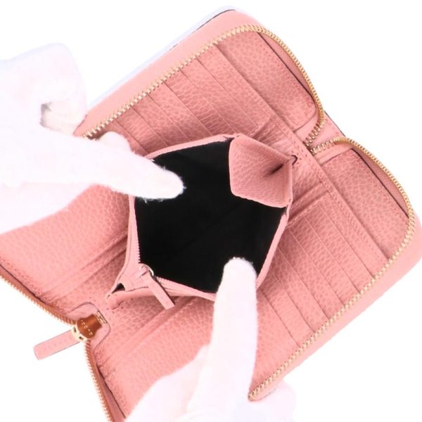 03106 6 Gucci Interlocking Gg Zip Around Wallet Pink