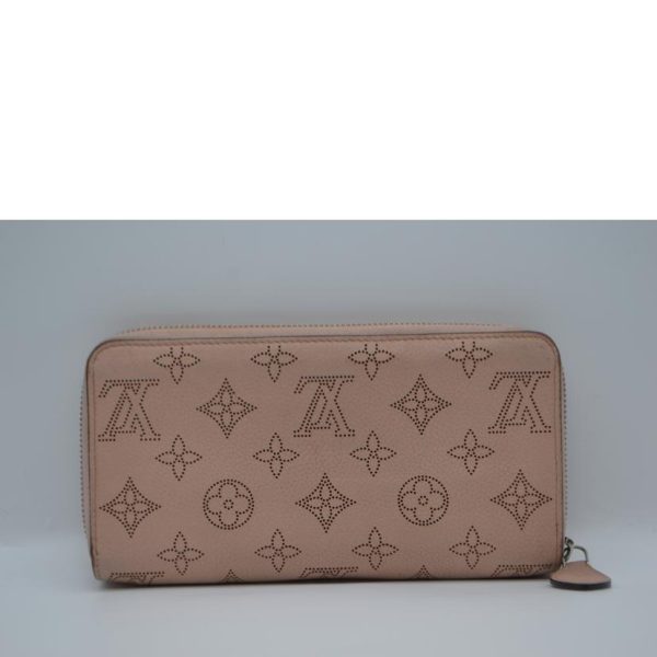 03208 2 Louis Vuitton Zippy Wallet Monogram Mahina Wallet Magnolia