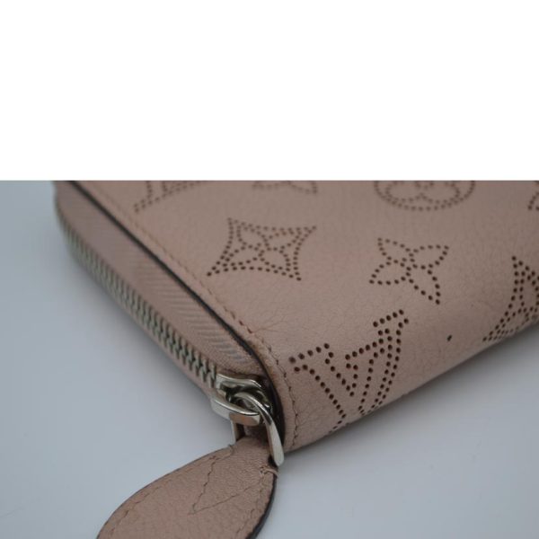 03208 7 Louis Vuitton Zippy Wallet Monogram Mahina Wallet Magnolia