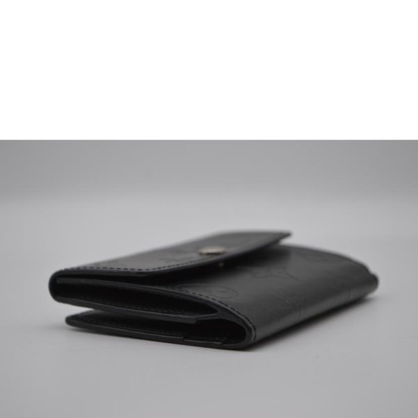 03239 5 Louis Vuitton Ludlow Monogram Matte Wallet Black