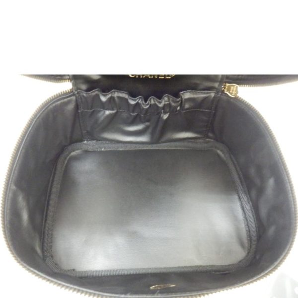 03281 5 Chanel Cocomark Vanity Bag Black