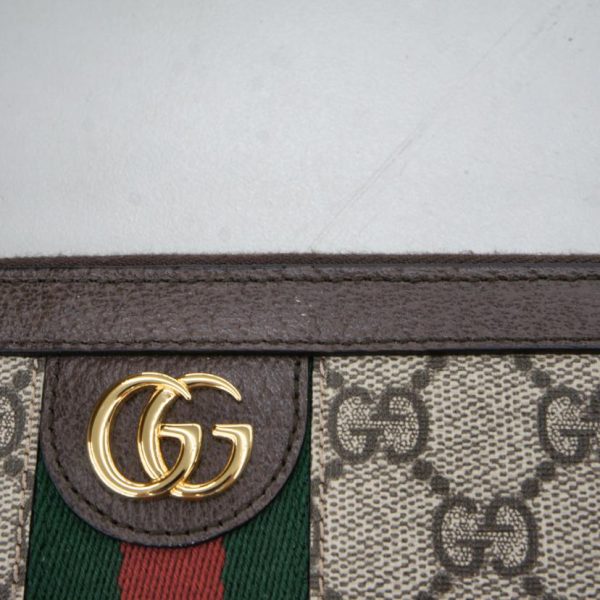 03335 6 Gucci Ophidia GG Canvas Round Zip Wallet