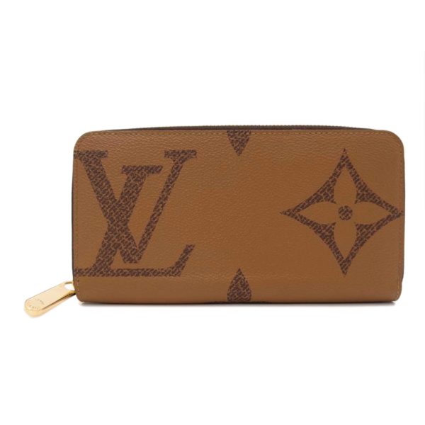 03394 1 Louis Vuitton Zippy Wallet Wallet Monogram Giant Reverse