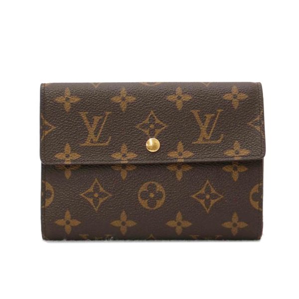 03454 1 Louis Vuitton Porte Tresor Wallet Monogram Brown