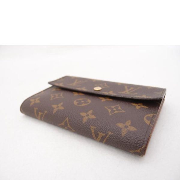 03454 3 Louis Vuitton Porte Tresor Wallet Monogram Brown