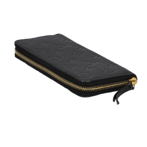 03464 3 Louis Vuitton Clemence Wallet Monogram Empreinte Black