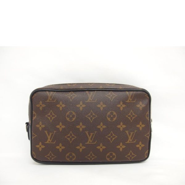 03497 2 Louis Vuitton Pochette Kasai Monogram Clutch Bag Brown