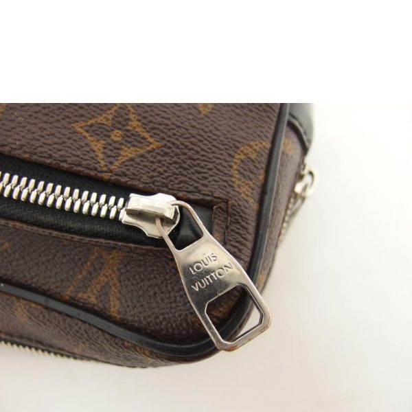 03497 8 Louis Vuitton Pochette Kasai Monogram Clutch Bag Brown