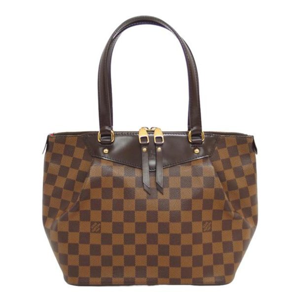 03688 1 Louis Vuitton Westminster Damier Tote Bag Brown