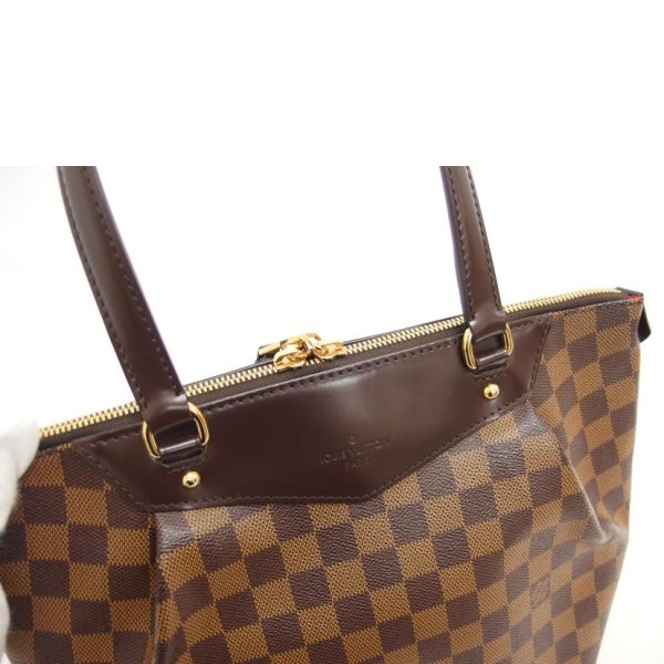 03688 9 Louis Vuitton Westminster Damier Tote Bag Brown